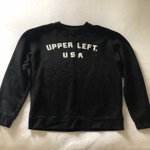 The Great PNW Miller Crew Neck Fleece Black